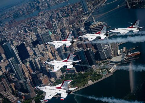 Thunderbirds over New York