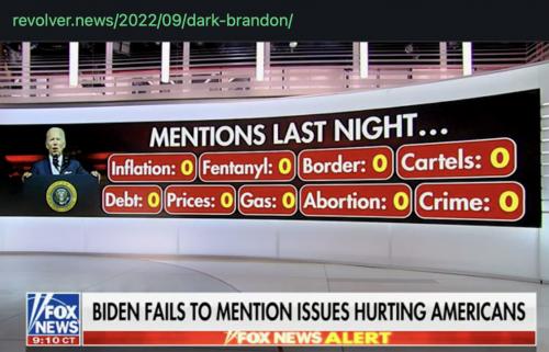 Biden ignores country