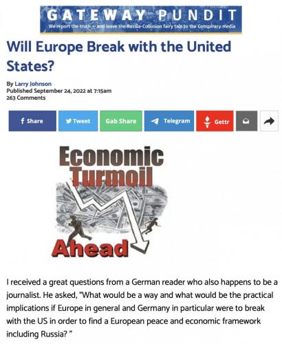 USA out Europe & Russia