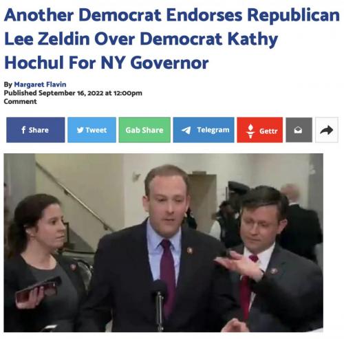 Dem endorses Rep