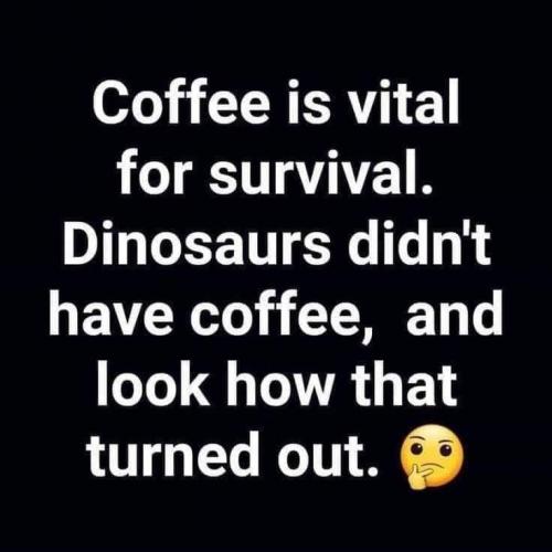 Coffee is required