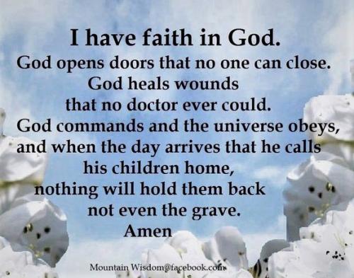 090222 - Faith in God