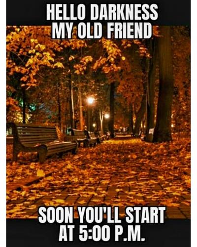 Hello Darkness Nov 22