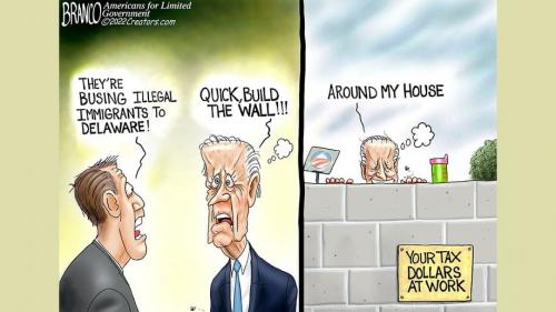 = BIDEN  WANTS A WALL BUILT UP NOW TO KEEP ILLEGAL IMMIGRANTS OUT