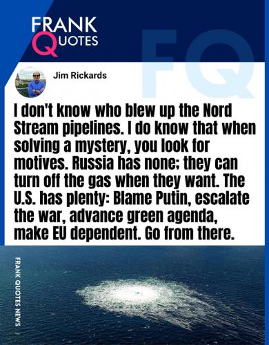 Nord Stream destruction