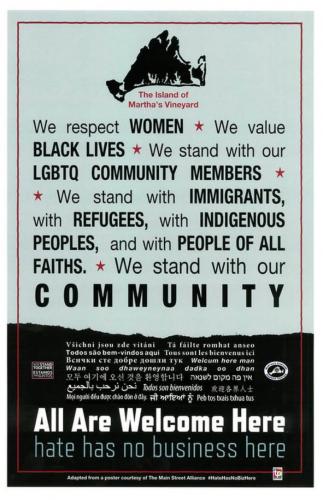 MV welcome sign