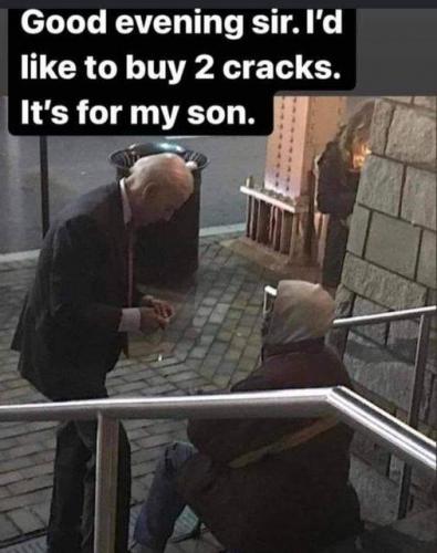 Biden buying cocaine for Hunter