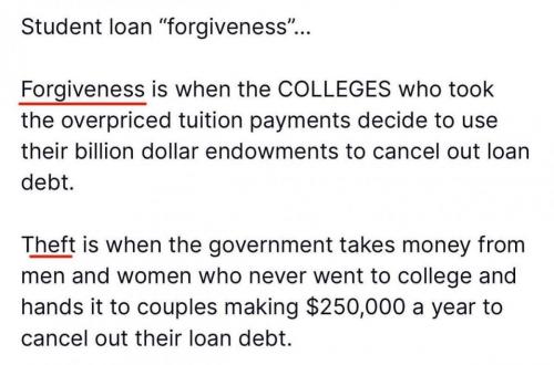 Studen loan forgiveness