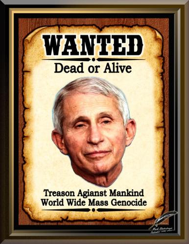 Fauci Wanted Poster