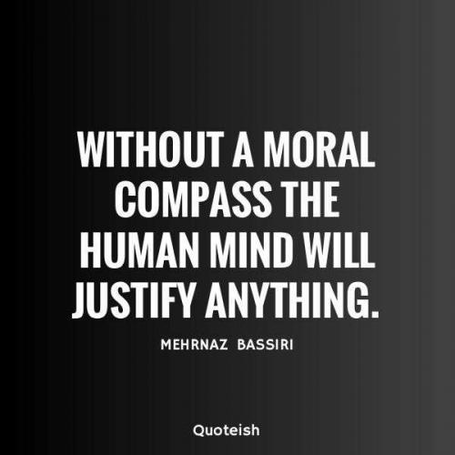 Without a moral compass