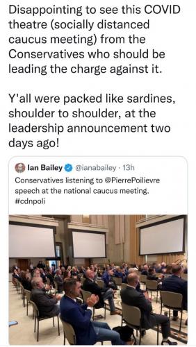 Pierre Marcel Poilievre - first meeting - not good.