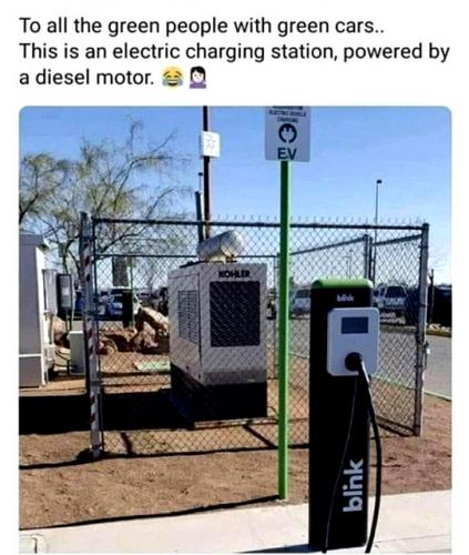 Electric Charging Station Powered by Diesel Motor
