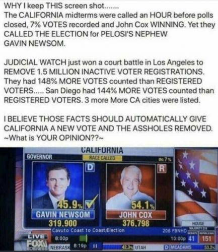 CA election steal