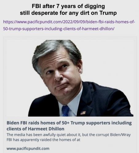 FBI raid 50 Trumpers