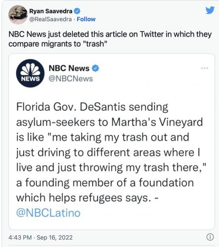 Martha trash NBC