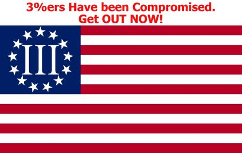 3 Three percenters have been compromised 900px