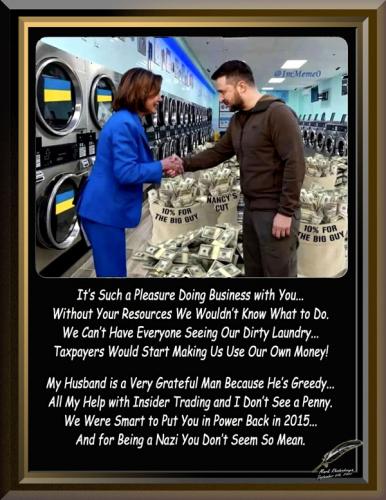 Pelosi's Money Laundering