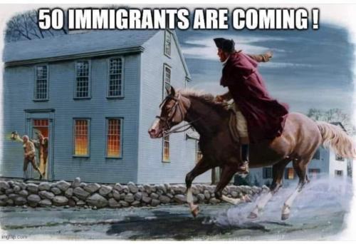 Immigrants are coming