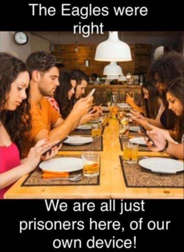 Prisoners of our own device