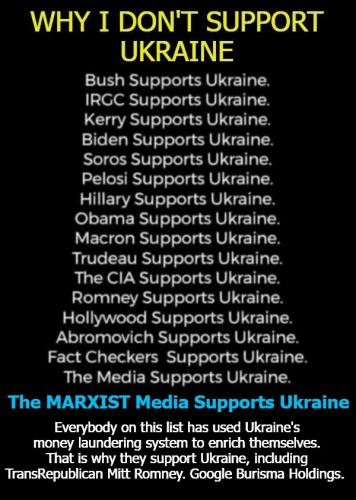 Why I dont support Ukraine