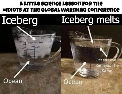 A little science lesson for the idiots out there