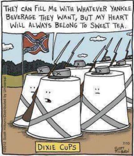 Cartoon - Dixie cups