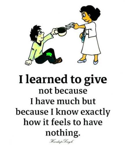 091322 - Learned to give