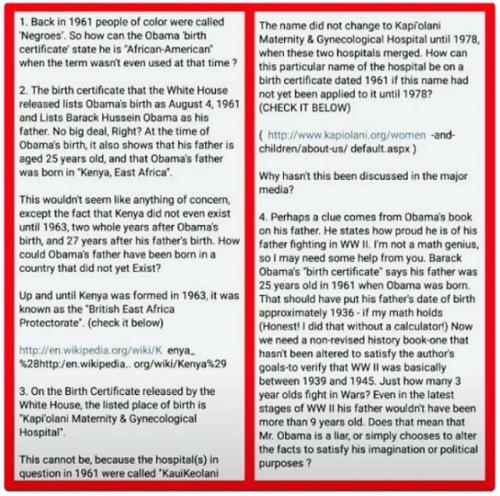 Obama fake documents