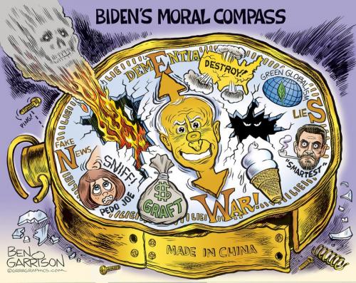 JoeBidenLiberalCompassNoMoralCompassAtAllBeingLiberal