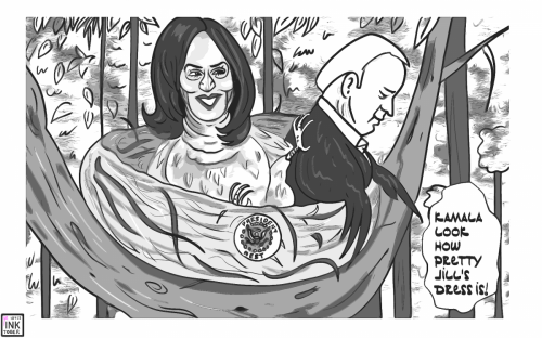 Inktober 2022 nest joe biden kamala harris