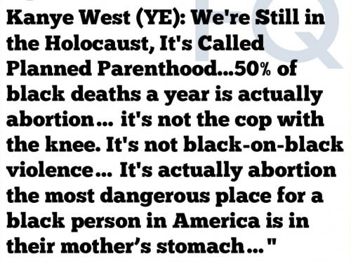 Kanye West on abortion