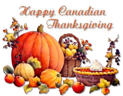 Happy Thanksgiving - Canada
