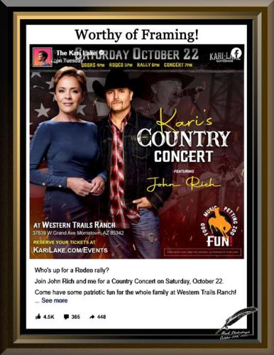 Kari Lake ~John Rich Rodeo Rally~