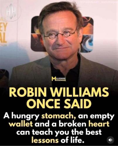 102722 - Robin Wms - Best lessons in life