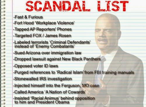 eric holder scandals