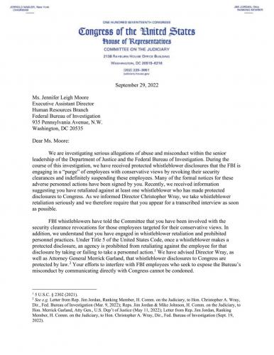 Page 1 FBI on notice