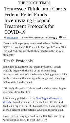 covid protocols