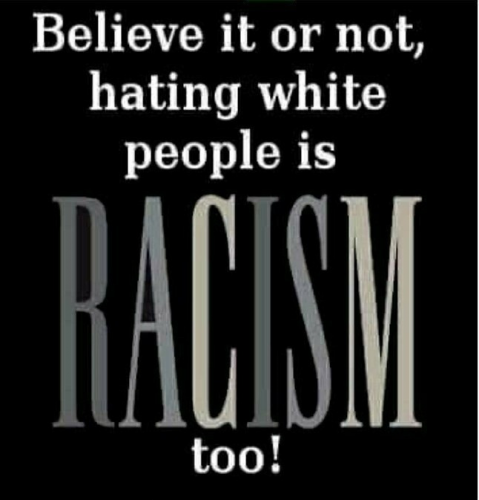 hate white people