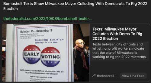 Milwalke mayor rigging elect