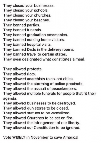 All must Remember they closed down EVERYTHING