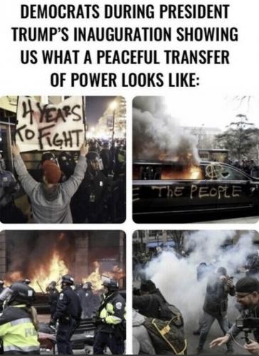 Dem peaceful transfer