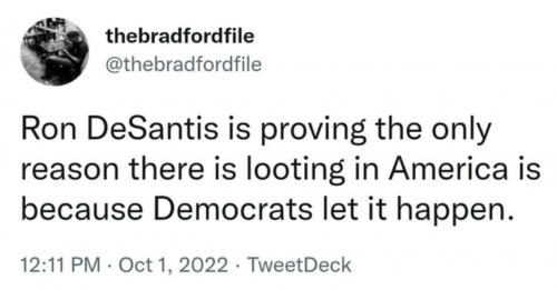 DeSantis looting
