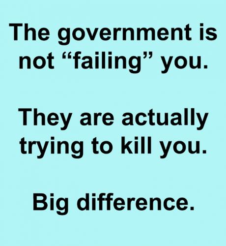 Government failing
