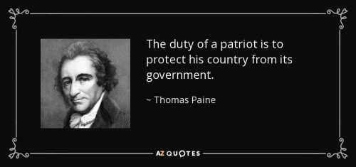 The duty of a Patriot
