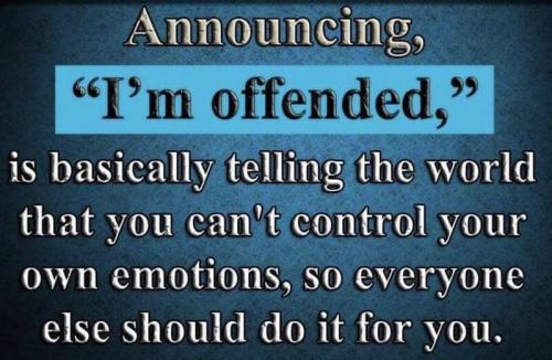 Offended