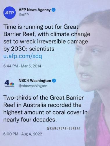 Greta barrier reef