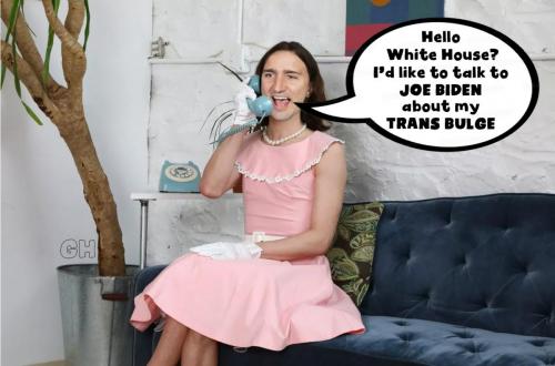Justin Trudeau - and just like that he was a pink manlady