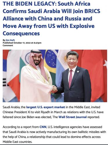 Saudia joins BRICS