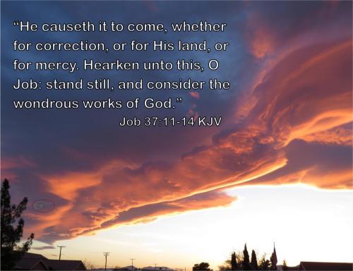 He causeth it to come