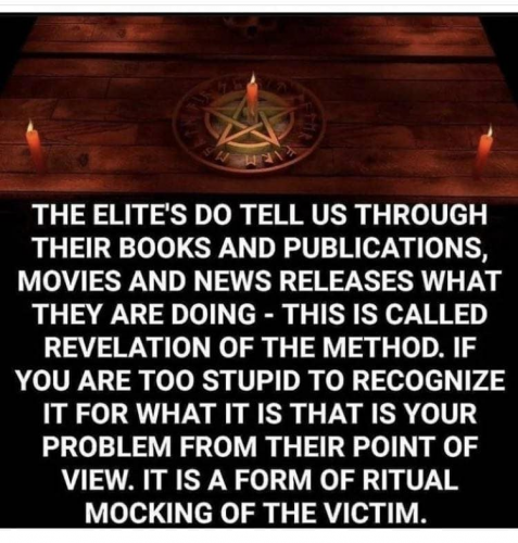 revelation of the method